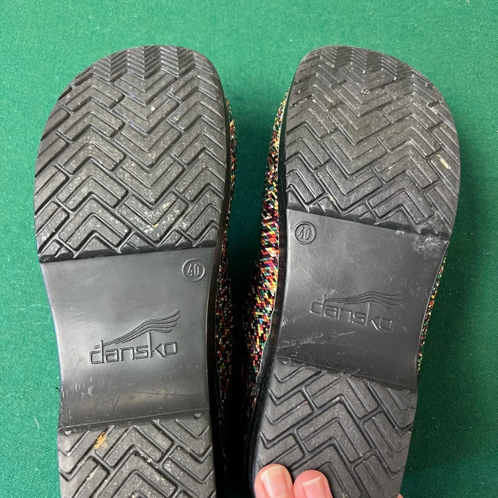 Dansko Colorful Striped Clogs - Picture 5 of 5